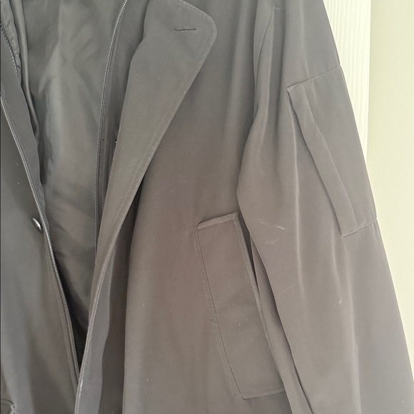 Men's Black Hooded Jacket - Picture 6 of 7